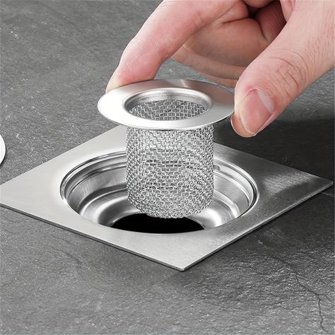 Drain Hair Catcher – Stainless Steel Shower Drain Cover