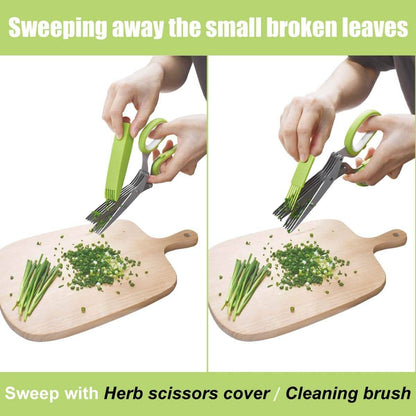 Five-Blade Herb Scissors – Multipurpose Kitchen Shears