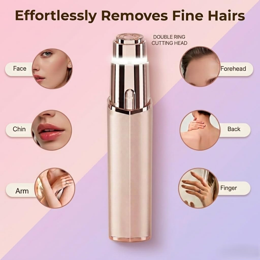 2-in-1 Facial Hair Remover & Eyebrow Trimmer