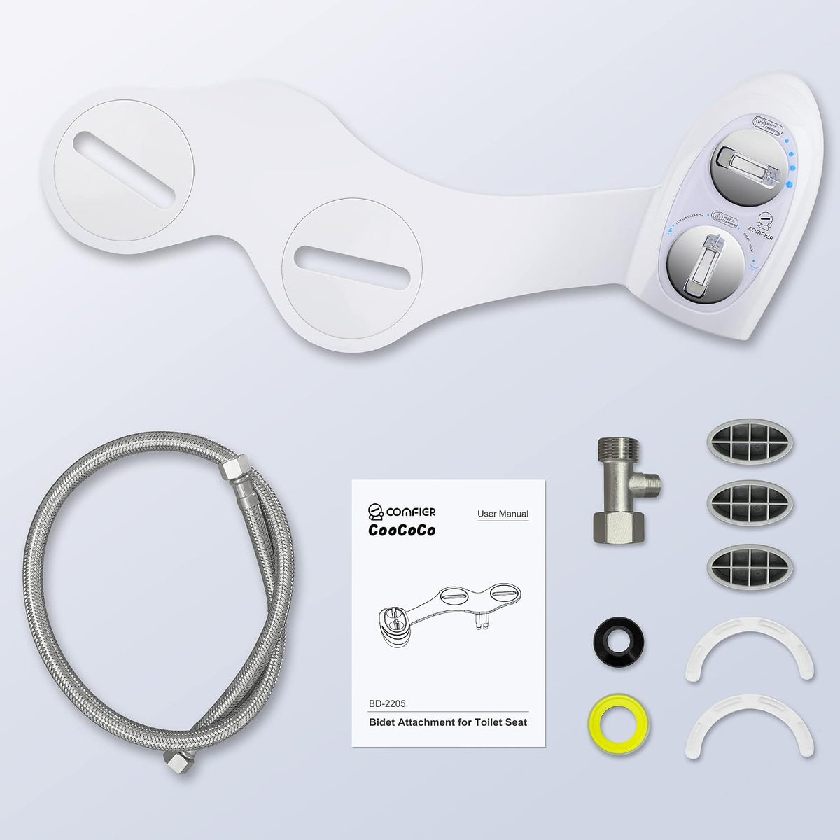 Non-Electric Bidet Attachment for Toilet