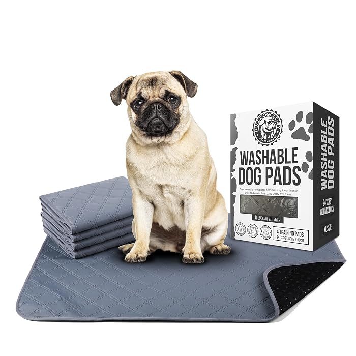 Reusable Washable Pee Pads for Dogs – Waterproof Potty Training Pads
