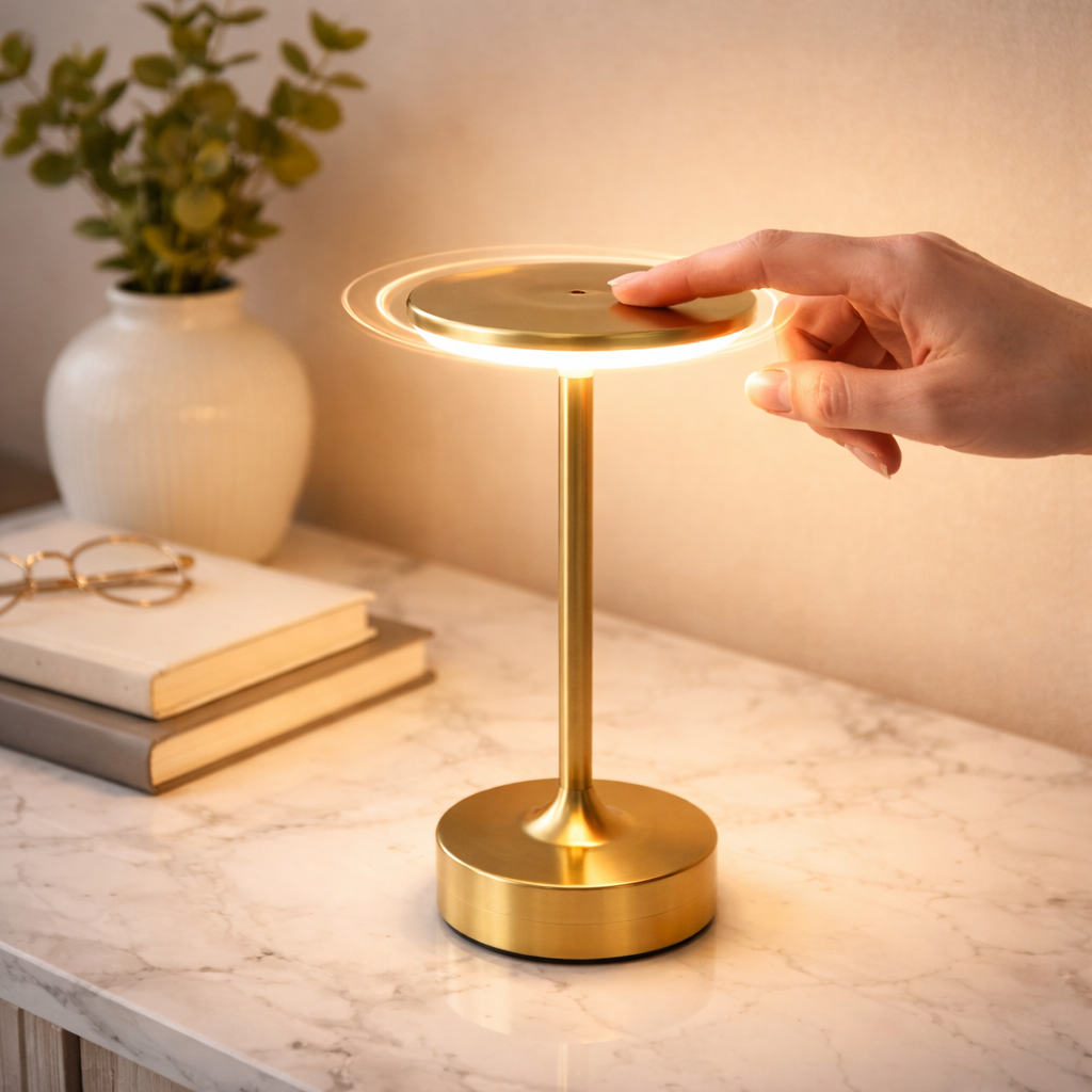 Tap-Activated Night Light – Touch Sensor LED Lamp