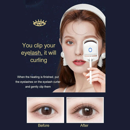 Heated Eyelash Curler – Long-Lasting Curl Without Pinching