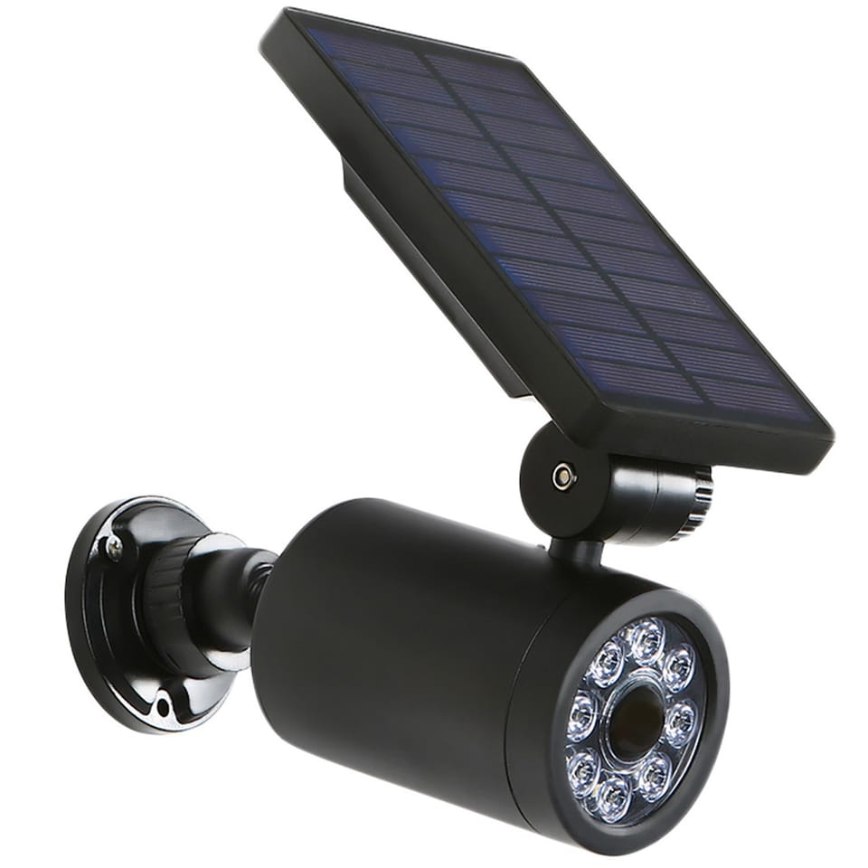 Solar Security Light with Simulated Camera – Motion Sensor Outdoor Light