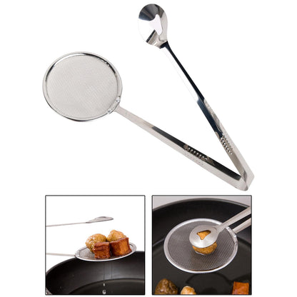 Strainer Tongs – 2-in-1 Kitchen Tongs with Built-In Strainer