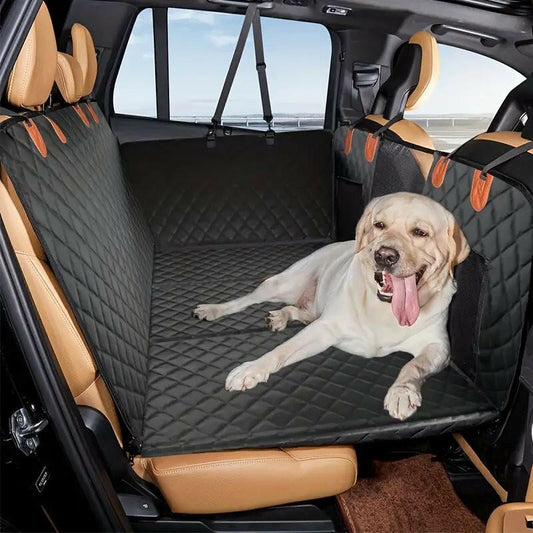 Hard-Bottom Dog Car Seat Cover – Back Seat Extender & Protector